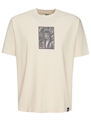 Recovered David Bowie King of Rock Relaxed Ecru T-Shirt by M von Recovered