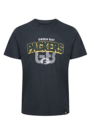 Recovered Green Bay Packers Black NFL Galore Washed T-Shirt - 3XL von Recovered