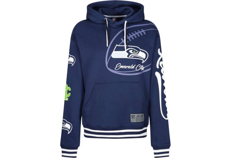 Recovered Kapuzenpullover Re:covered Oversize PATCHES NFL Teams von Recovered
