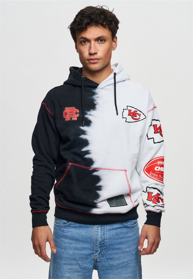 Recovered Kapuzensweatshirt NFL Chiefs Ink Dye Effect On im zeitlosen Design von Recovered