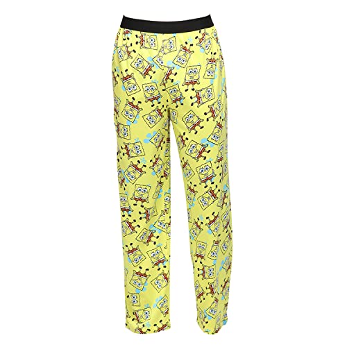 Recovered - Lounge Pant - Spongebob All Over Print - Yellow L von Recovered