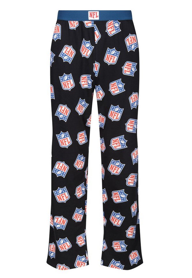 Recovered Loungepants Loungepants NFL Multi Shield Black von Recovered