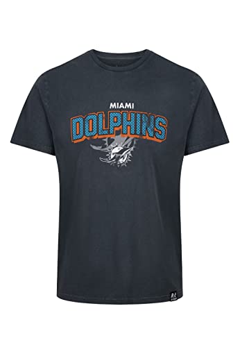 Recovered Miami Dolphins Black NFL Galore Washed T-Shirt - 3XL von Recovered