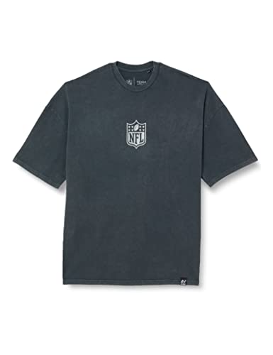 Recovered NFL Los Angeles Rams Oversized Washed Black T-Shirt by L von Recovered