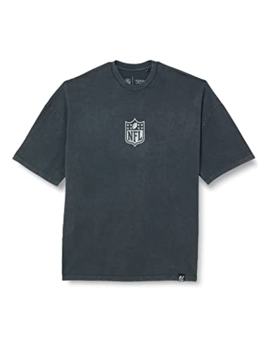 Recovered NFL Los Angeles Rams Oversized Washed Black T-Shirt by XL von Recovered