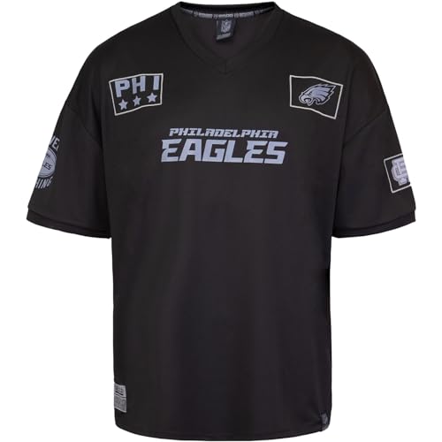 Recovered NFL Team Salute Black Military Oversized Mesh Limited Jersey Trikot (DE/NL/SE/PL, Alphanumerisch, L, Regular, Regular, Philadelphia Eagles) von Recovered