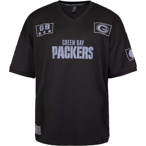 Recovered NFL Team Salute Black Military Oversized Mesh Limited Jersey Trikot (DE/NL/SE/PL, Alphanumerisch, M, Regular, Regular, Green Bay Packers) von Recovered