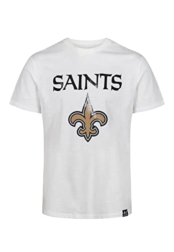 Recovered New Orleans Saints White NFL Est Ecru T-Shirt - XXL von Recovered