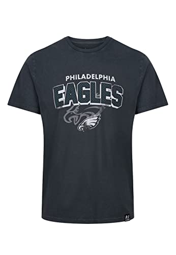 Recovered Philadelphia Eagles Black NFL Galore Washed T-Shirt - XXL von Recovered