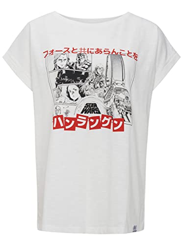Recovered Star Wars Rebels Manga Ecru Womens Boyfriend T-Shirt by L von Recovered