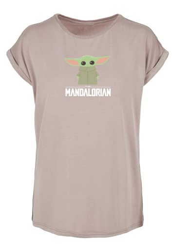 Recovered Star Wars The Child Mandalorian Pale Pink Boyfriend T-Shirt by L von Recovered