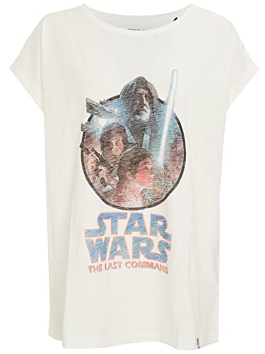 Recovered Star Wars The Last Command Ecru Womens Boyfriend T-Shirt by S von Recovered