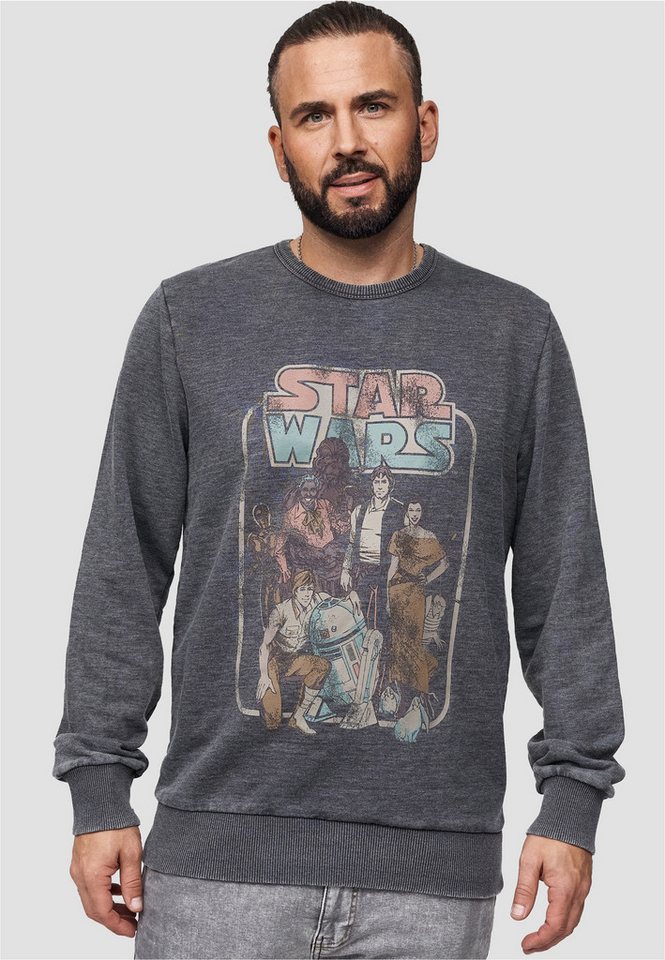 Recovered Sweatshirt Star Wars Return Of The Jedi im zeitlosen Design von Recovered