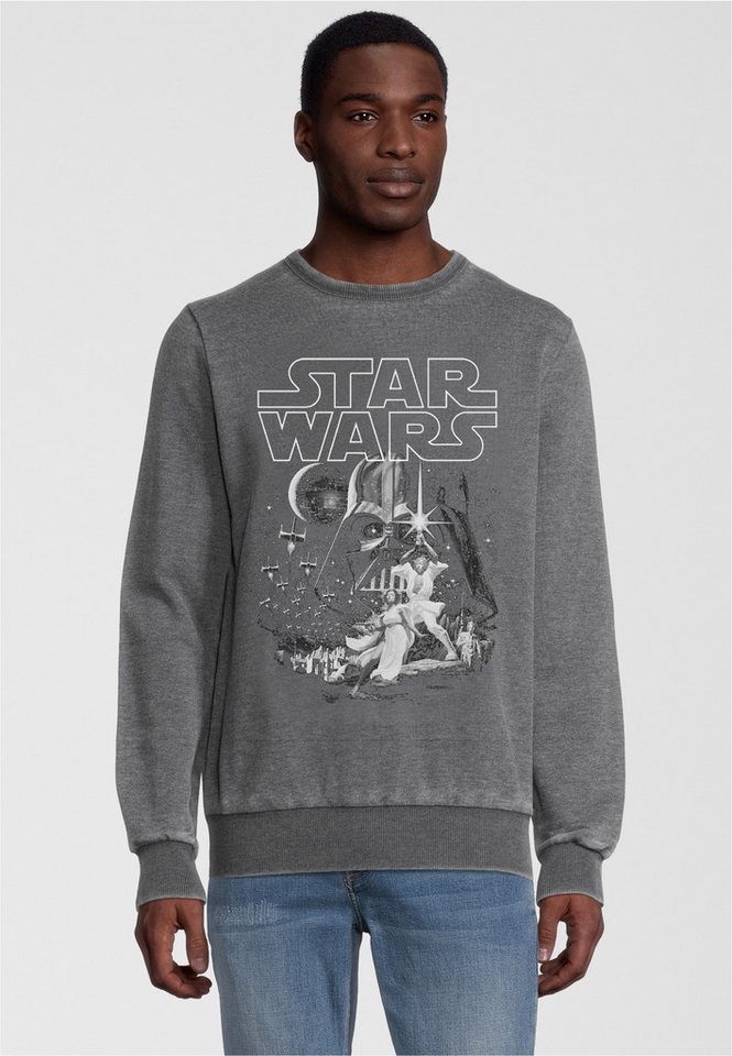 Recovered Sweatshirt Star Wars Tonal Classic PosterMid im zeitlosen Design von Recovered