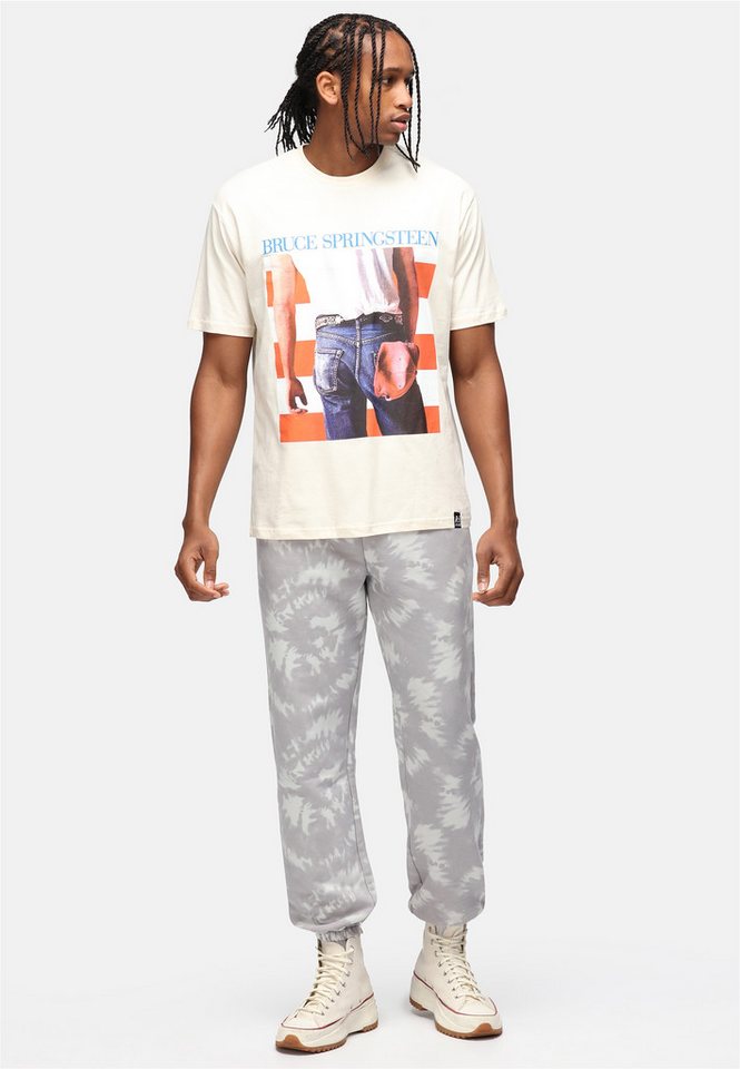 Recovered T-Shirt Bruce Springsteen Pixel Relaxed im zeitlosen Design von Recovered