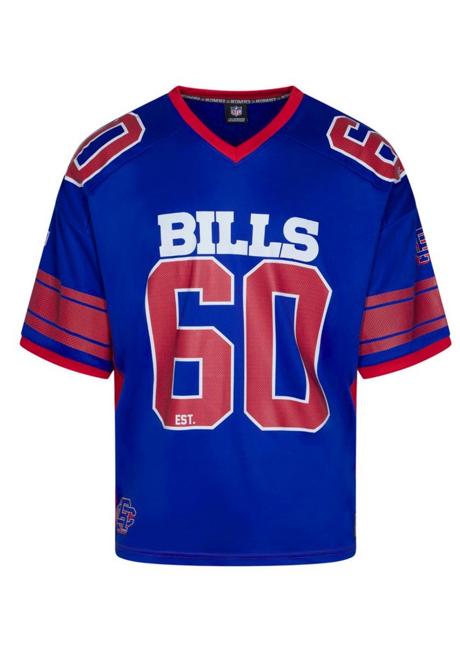 Recovered T-Shirt Buffalo Bills NFL Mesh Oversized Top Jersey Trikot Blau Recovered (1-tlg) von Recovered
