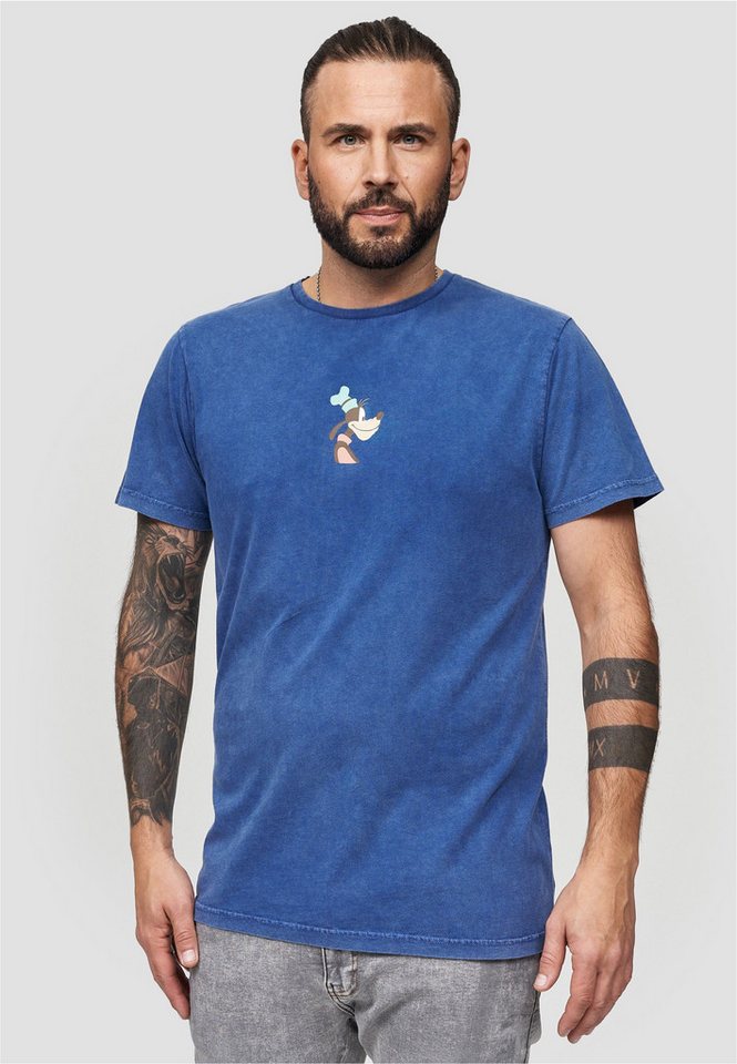 Recovered T-Shirt Disney Goofy Side Profile im zeitlosen Design von Recovered