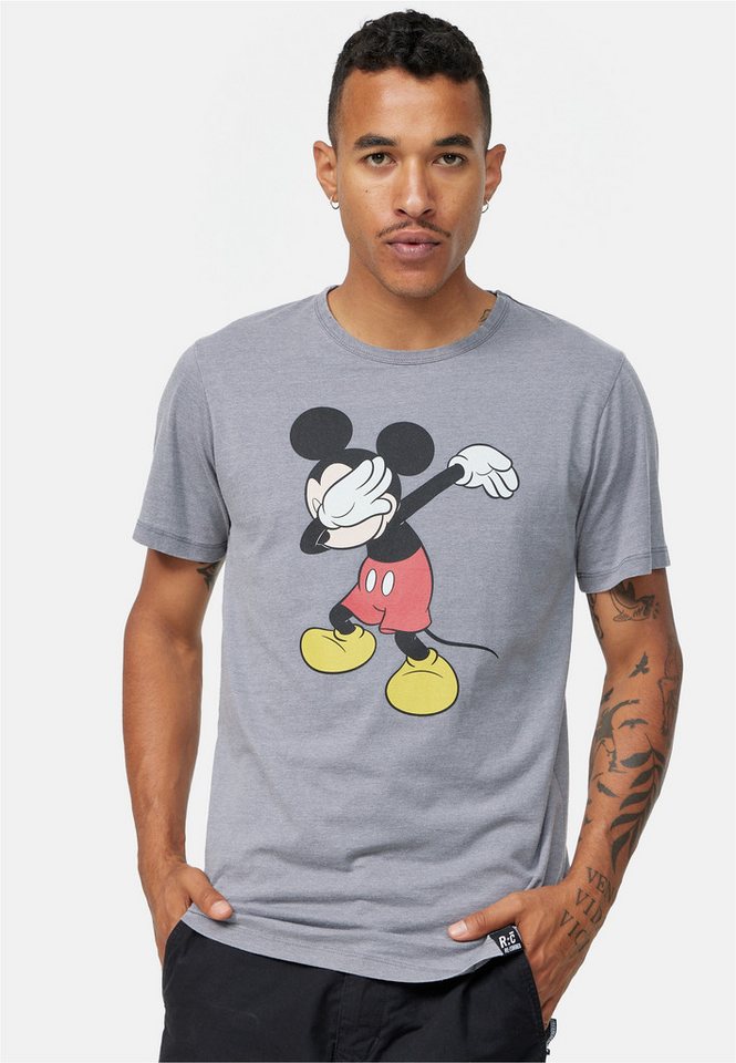 Recovered T-Shirt Disney Mickey Mouse Dabbing im zeitlosen Design von Recovered