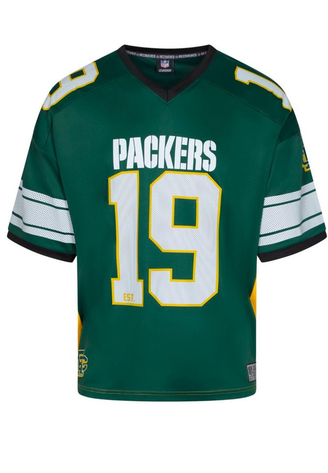 Recovered T-Shirt Green Bay Packers NFL Mesh Oversized Top Jersey Trikot Grün Recovered (1-tlg) von Recovered