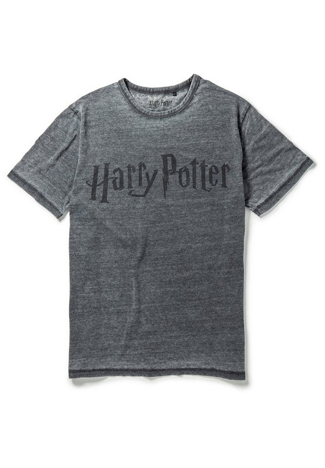 Recovered T-Shirt Harry Potter Classic Logo Charcoal (1-tlg) mit angesagtem Harry Potter-Print von Recovered