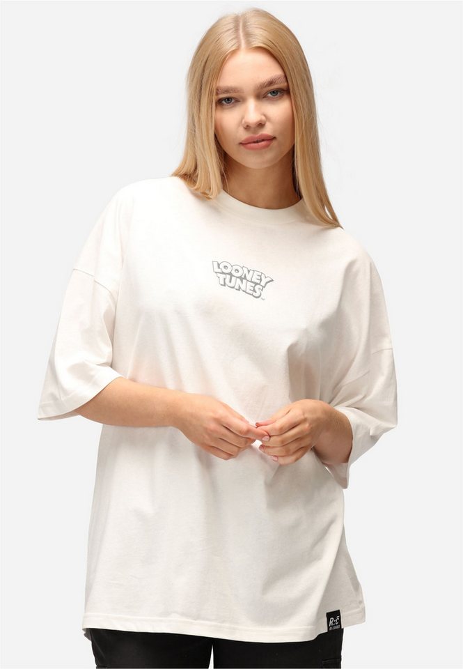 Recovered T-Shirt Looney Tunes mit coolem Print auf dem Rücken von Recovered