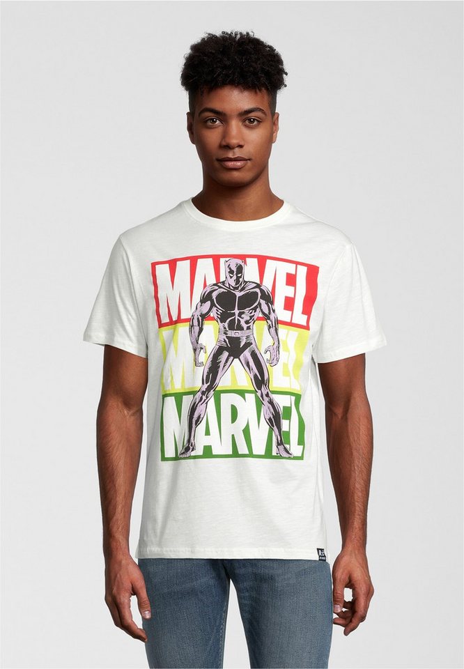 Recovered T-Shirt Marvel Black Panther mit coolem Marvel-Print von Recovered