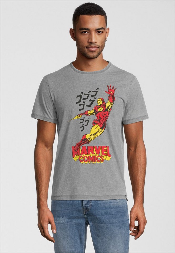 Recovered T-Shirt Marvel Comics Iron Man Japan mit angesagtem Iron Man Japan-Aufdruck von Recovered