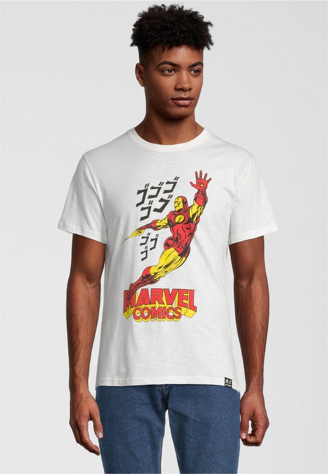 Recovered T-Shirt Marvel Comics Iron Man Japan mit angesagtem Iron Man Japan-Aufdruck von Recovered
