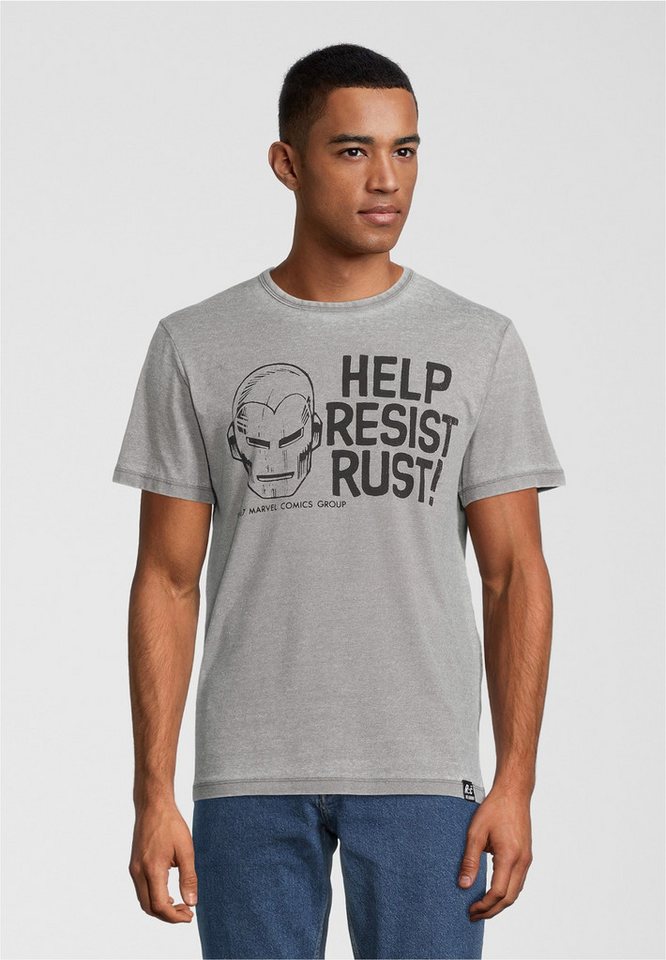 Recovered T-Shirt Marvel Help Resist Rust (1-tlg) mit coolem Marvel-Print von Recovered