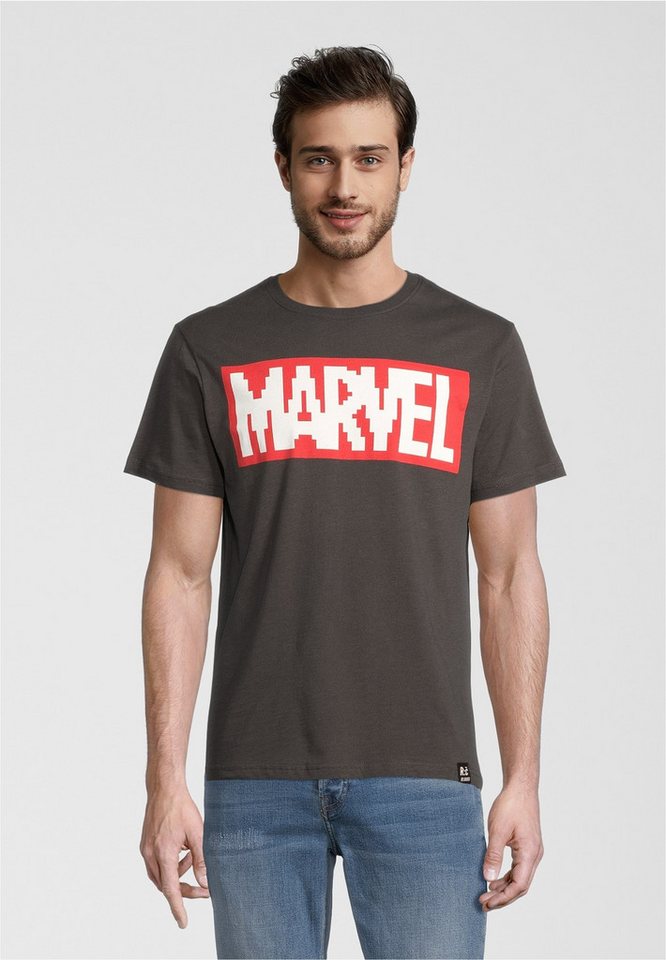 Recovered T-Shirt Marvel Pixel Logo (1-tlg) mit coolem Marvel-Print von Recovered