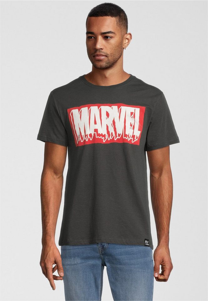 Recovered T-Shirt Marvel Slime Logo Vintage (1-tlg) mit Marvel Logoprint von Recovered