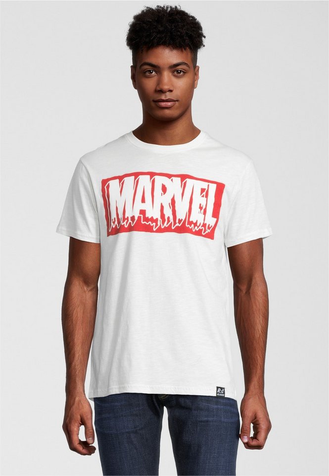 Recovered T-Shirt Marvel Slime Logo Vintage (1-tlg) mit Marvel Logoprint von Recovered