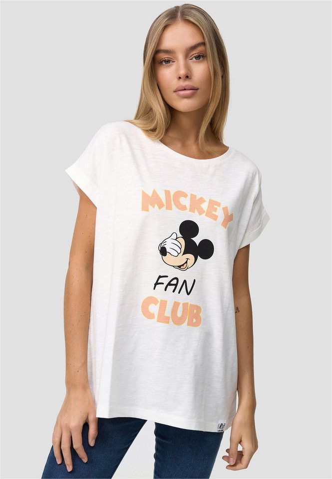 Recovered T-Shirt Mickey Mouse Fan Club im zeitlosen Design von Recovered
