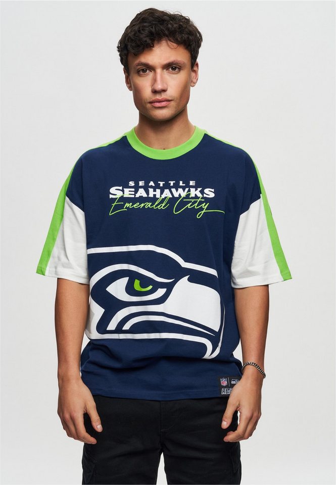 Recovered T-Shirt NFL Seahawks Seattle Cut and Sew Oversized für alle Seattle Seahawks-Fans von Recovered
