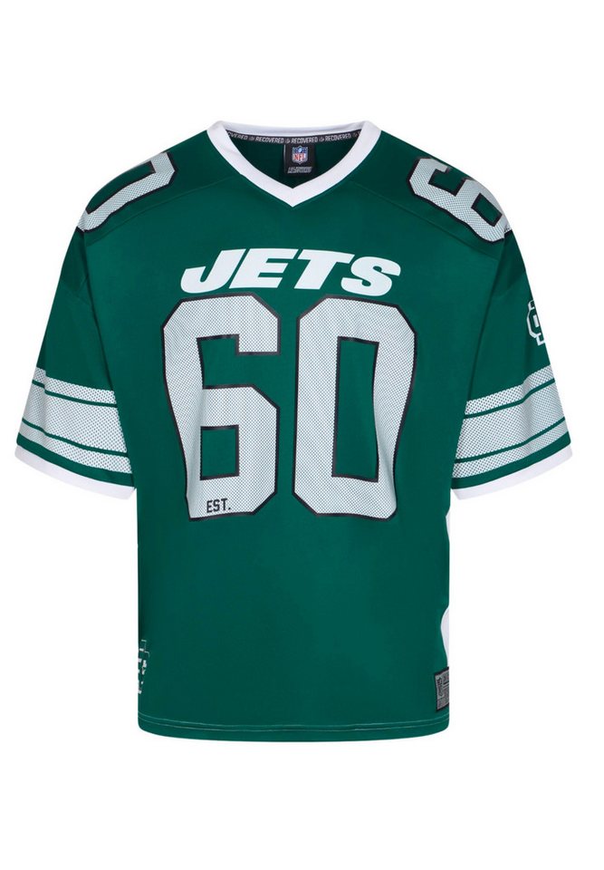 Recovered T-Shirt New York Jets NFL Mesh Oversized Top Jersey Trikot Grün Recovered (1-tlg) von Recovered