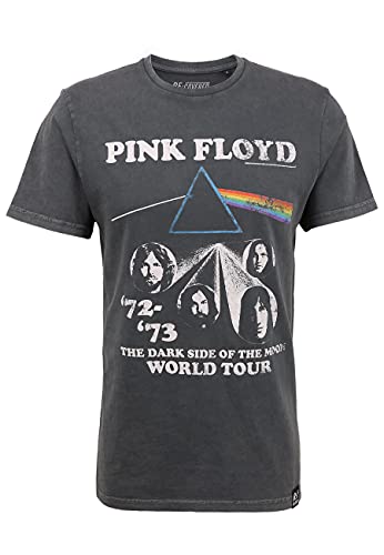 Recovered T-Shirt Pink Floyd World Tour - XL - Blau von Recovered