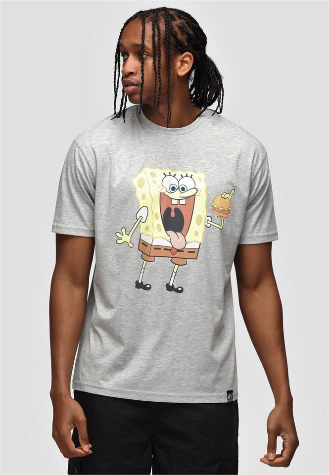 Recovered T-Shirt SpongeBob Eating Burger Relaxed (1-tlg) mit lustigem Spongebob-Print von Recovered