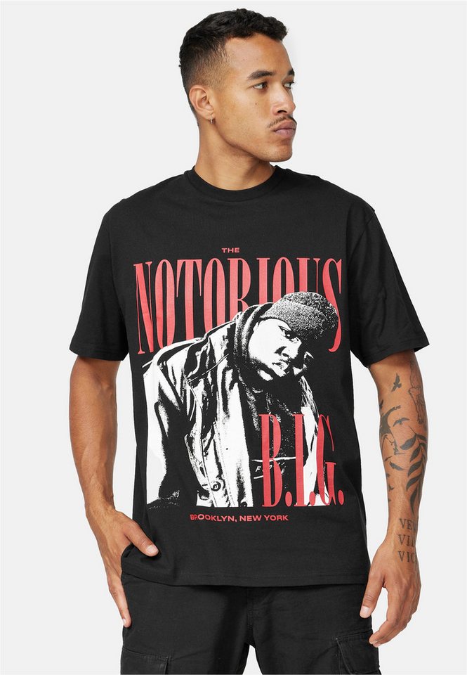 Recovered T-Shirt The Notorious B.I.G Red Script im zeitlosen Design von Recovered
