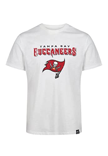 Recovered Tampa Bay Buccaneers White NFL Est Ecru T-Shirt - L von Recovered