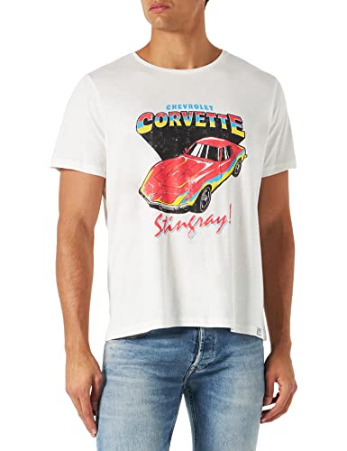 Recovered Vintage Corvette Stingray Ecru Womens Fitted T-Shirt by XL von Recovered