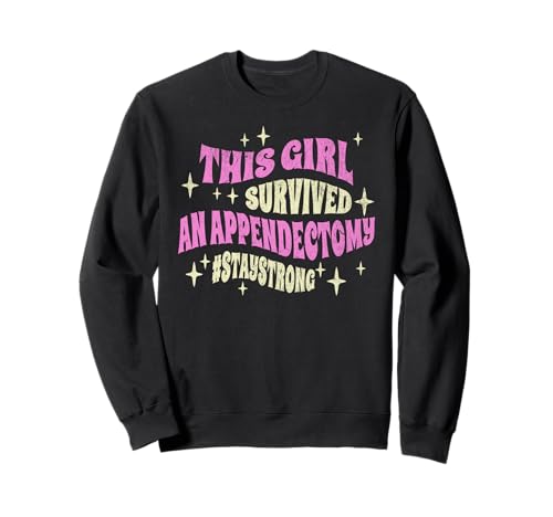 Lustige Blinddarmoperation Dieses Mädchen überlebte eine Blinddarmentzündung Sweatshirt Lustige Blinddarmoperation Dieses Mädchen überlebte eine Blinddarmentzündung Sweatshirt von Recovering Appendicitis and Appendix Operation