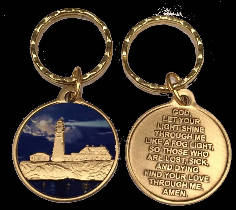 Nebel Licht Gebet Farbe Leuchtturm Keychain Bronze Schritt 12 Spirituelle Medaillon Pocket Token Nebel Licht Gebet Farbe Leuchtturm Keychain Bronze Schritt 12 Spirituelle Medaillon Pocket Token von RecoveryChip