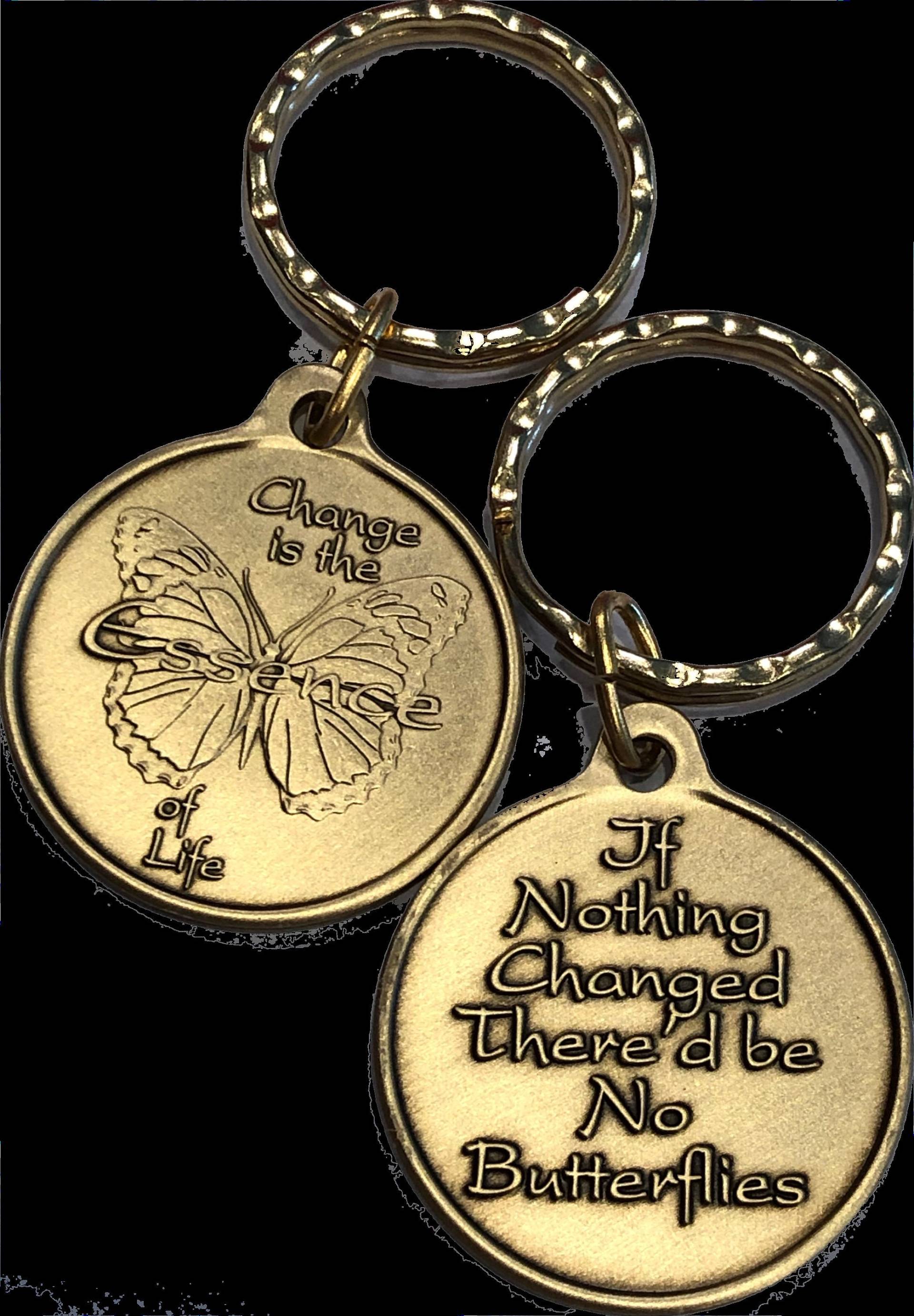 Wenn Nichts Geändert Würde Es Keine Schmetterlinge - Change Ist Die Essenz Schmetterling Schlüsselanhänger von RecoveryChip