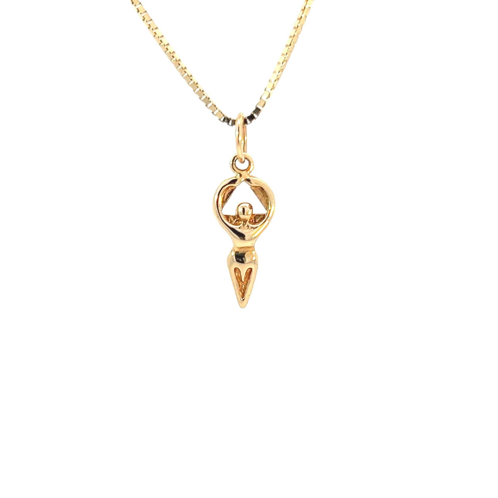 Anhängerkette Der Anonymen Alkoholiker 14K Gold, Aa Frauen in Genesung Separat Erhältlich Anhängerkette Der Anonymen Alkoholiker 14K Gold, Aa Frauen in Genesung Separat Erhältlich von RecoveryIsAGift