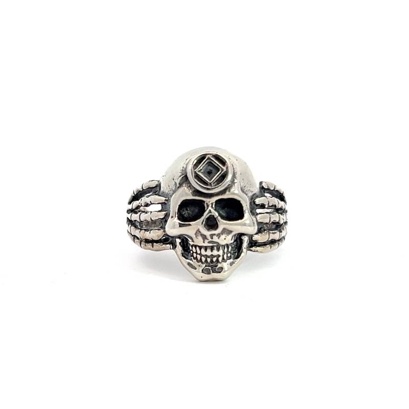 Narcoics Anonymous, Sterling Silber, Herren Na Symbol Totenkopf Ring von RecoveryIsAGift