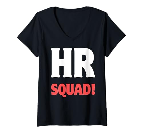Damen HR Squad! Passende Rekrutierung T-Shirt mit V-Ausschnitt Damen HR Squad! Passende Rekrutierung T-Shirt mit V-Ausschnitt von Recruitment Manager And HR Director Apparel