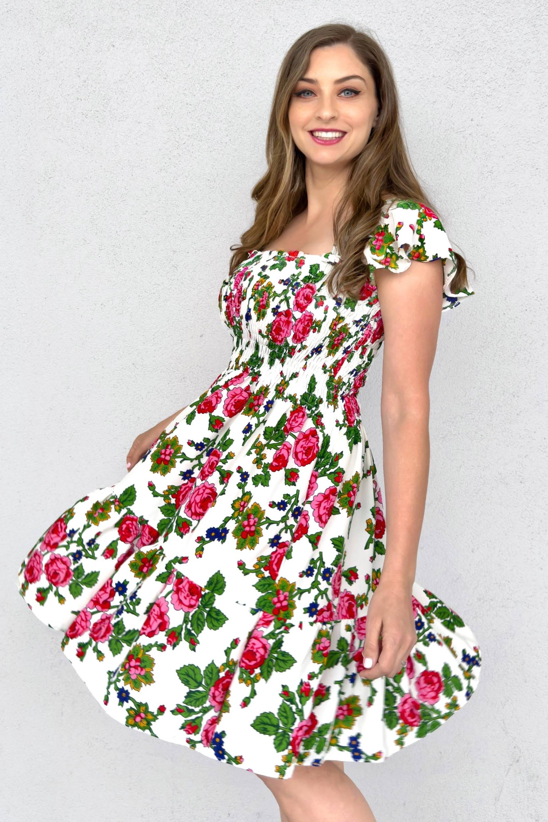 Sandra White Rose Folklore Kleid Sandra White Rose Folklore Kleid von ReculturedDesignsUS