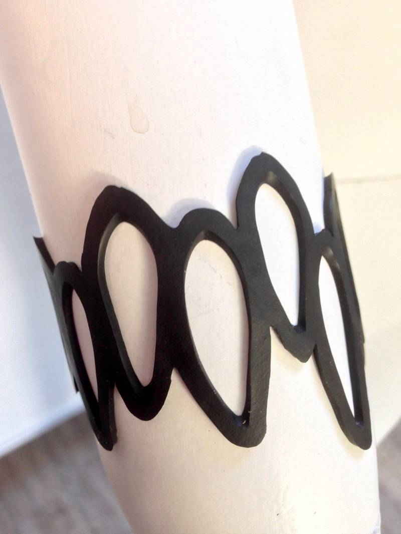 Upcycled Kautschuk Armband Seed Design von RecycleSister