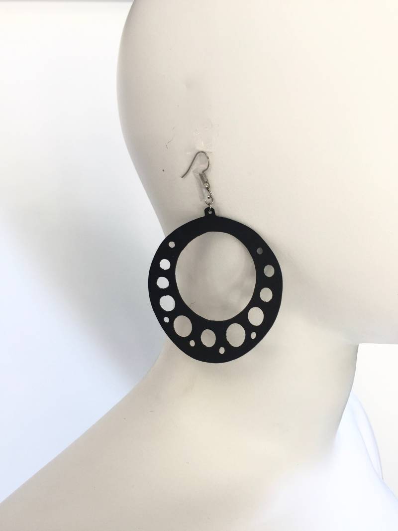 Vollmond Ohrring Gummi von RecycleSister