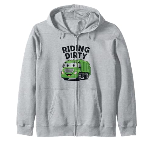 Fahren mit schmutzigem Müll und Recycling von Müllwagen für Kinder, Jungen und Kleinkinder Kapuzenjacke Fahren mit schmutzigem Müll und Recycling von Müllwagen für Kinder, Jungen und Kleinkinder Kapuzenjacke von Recycling Garbage Truck Apparel Co.